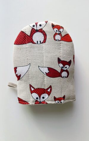 Guantes de cocina, el zorro