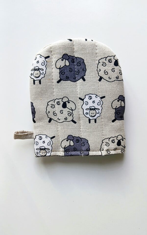 Guantes de cocina, oveja