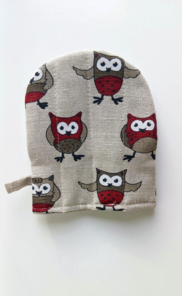 Guantes de cocina, buho